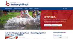 Desktop Screenshot of breitenguessbach.de